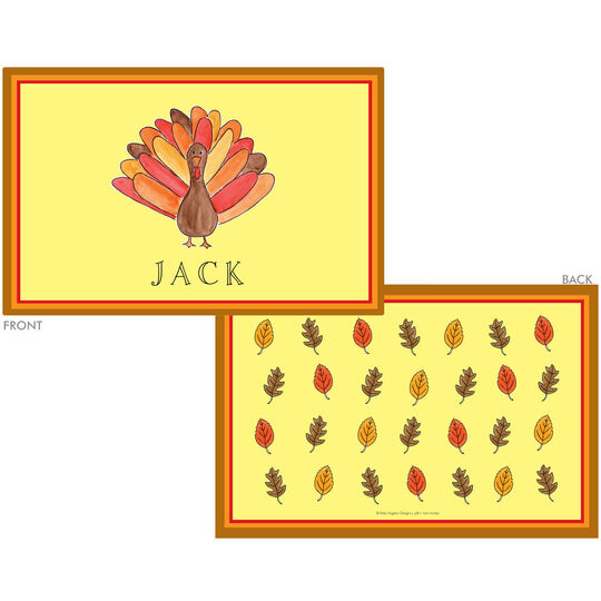 Tom Turkey Laminated Placemat